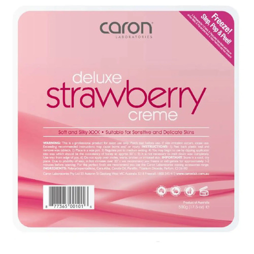 CaronLab Strawberry Creme Hot Wax Pallet 500G