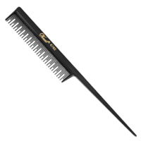 Krest 4630 Metal Teasing Tail Comb Black