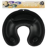 Softsink Perming/Colouring Neck Tray Black/White Deluxe   